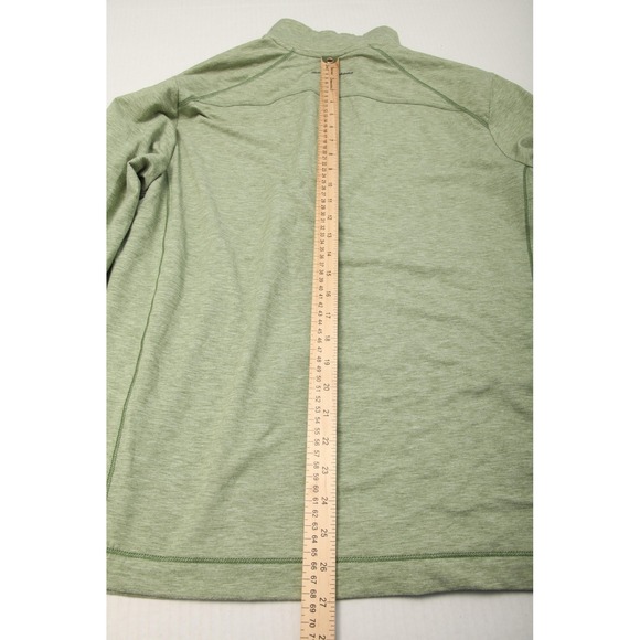 Tommy Bahama Sweater Mens Medium Green Island Zone Quarter Zip Pullover Top - Picture 10 of 12